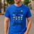 I Teach Tiny Humans About Jesus Sunday School Teacher Men's Casual T-Shirt Royal Blue