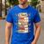I Teach History Month Black Teacher Melanin Men's Casual T-Shirt Royal Blue