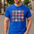 Teacher Apple Back To School Art For School Supplies Men's Casual T-Shirt Royal Blue Teacher Apple Back To School Art For School Supplies Men's Casual T-Shirt Royal Blue