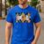 Teacher Appreciation Boho Floral Leopard Checkered Men's Casual T-Shirt Royal Blue Teacher Appreciation Boho Floral Leopard Checkered Men's Casual T-Shirt Royal Blue