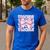 Teacher Bow Pencil Flowers Teacher Back To School Men's Casual T-Shirt Royal Blue