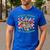 Teacher Christmas Rockin' Around The Classroom Men Women Kids Men's Casual T-Shirt Royal Blue