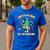 Teacher Christmas Shirts Pajama Matching Rockin' Around The Classroom -Adult Short Sleeve Small Modern Festive Christmas Teacher Xmas Vibes T-Shirt Men's Casual T-Shirt Royal Blue