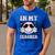 In My Teacher Era Groovy Tie Dye Back To School Cute Teacher Men's Casual T-Shirt Royal Blue In My Teacher Era Groovy Tie Dye Back To School Cute Teacher Men's Casual T-Shirt Royal Blue
