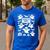 Teacher Halloween Composition Notebook Costume Halloween Men's Casual T-Shirt Royal Blue