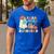 Teacher Halloween Cute Booooks Ghost Read More Books Men's Casual T-Shirt Royal Blue Teacher Halloween Cute Booooks Ghost Read More Books Men's Casual T-Shirt Royal Blue