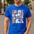 Teacher Halloween In My Spooky Teacher Era Retro Groovy Men's Casual T-Shirt Royal Blue Teacher Halloween In My Spooky Teacher Era Retro Groovy Men's Casual T-Shirt Royal Blue
