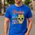Teacher Life Got Me Feeling Un Poco Loco Men's Casual T-Shirt Royal Blue