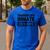 Teacher Life Jail Inmate Prisoner Halloween Costume Men's Casual T-Shirt Royal Blue