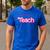 Teacher Life My Job Is Teach Men's Casual T-Shirt Royal Blue Teacher Life My Job Is Teach Men's Casual T-Shirt Royal Blue
