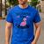 This Teacher Loves Her Flock Cute Flamingo Teacher Men's Casual T-Shirt Royal Blue
