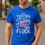 This Teacher Loves Her Flock Flamingo Teacher Class Men's Casual T-Shirt Royal Blue This Teacher Loves Her Flock Flamingo Teacher Class Men's Casual T-Shirt Royal Blue