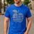 This Teacher Loves Her Police Officer Wife Saying Men's Casual T-Shirt Royal Blue