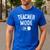 Teacher Mode On School Education Educator Men's Casual T-Shirt Royal Blue Teacher Mode On School Education Educator Men's Casual T-Shirt Royal Blue