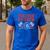 Teacher Pit Crew Race Car Driver Costume Men Women Kids Men's Casual T-Shirt Royal Blue