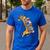 Teacher Shirt Giraffe Holding Books Bookworm Librarian Men's Casual T-Shirt Royal Blue Teacher Shirt Giraffe Holding Books Bookworm Librarian Men's Casual T-Shirt Royal Blue