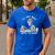 Teacher Skeleton Messy Bun I'Ll Just Wait Until Its Quiet Men's Casual T-Shirt Royal Blue
