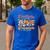Teacher I Teach The Cutest Pumpkins In The Patch Fall Autumn Men's Casual T-Shirt Royal Blue