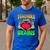 Teacher Teachers Love Brains Skeleton Hand Heart Halloween Men's Casual T-Shirt Royal Blue