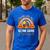 Teacher Thanksgiving Thankful For My Second Grade Turkeys Men's Casual T-Shirt Royal Blue