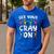 Teacher's Get Your Cray On Dabbing Crayons Men's Casual T-Shirt Royal Blue Teacher's Get Your Cray On Dabbing Crayons Men's Casual T-Shirt Royal Blue