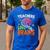 Teachers Love Brains Halloween 2025 Skeleton Costume Men's Casual T-Shirt Royal Blue