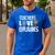 Teachers Love Brains Zombie Halloween Hilarious Men's Casual T-Shirt Royal Blue