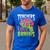 Teachers Love Brains Zombie Teacher Halloween Zombies Men's Casual T-Shirt Royal Blue