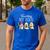 Teaching My Boos Ghost Teacher Halloween Spooky Educator Men's Casual T-Shirt Royal Blue