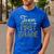 Team First Grade Camo 1st Grade Teacher Camouflage Men's Casual T-Shirt Royal Blue