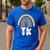 Team TK Transitional Kindergaten TK Crew Squad Teacher Kids Men's Casual T-Shirt Royal Blue Team TK Transitional Kindergaten TK Crew Squad Teacher Kids Men's Casual T-Shirt Royal Blue