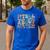 I Tell Young People About Dead People Groovy History Teacher Men's Casual T-Shirt Royal Blue