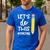 Lets Do This Test Day State Testing Teacher Motivational Men's Casual T-Shirt Royal Blue