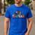 Test Day Teacher Shirt You Can Do Hard Things Women Kids Men's Casual T-Shirt Royal Blue