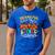 Thankful For My Little Turkeys Teacher Thanksgiving Teachers Men's Casual T-Shirt Royal Blue