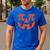 Thanksgiving Math Teacher Pumpkin Pi Pie Math Costume Men's Casual T-Shirt Royal Blue