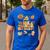 Thanksgiving One Thankful Art Teacher Fall Groovy Men Women Men's Casual T-Shirt Royal Blue Thanksgiving One Thankful Art Teacher Fall Groovy Men Women Men's Casual T-Shirt Royal Blue