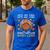 Thanksgiving Teacher Turkey Lets Eat Kids Punctuation Men's Casual T-Shirt Royal Blue