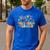 Third 3rd Grade Teacher Appreciation Teaching Wildflowers Men's Casual T-Shirt Royal Blue