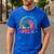 Tie Dye Prek Teacher Rainbow Preschool Back To School Girl Men's Casual T-Shirt Royal Blue