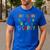 Tiny Human Security Preschool Childcare Teacher Babysitters Men's Casual T-Shirt Royal Blue