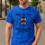 This Is My Tired Teacher Costume Skull Halloween Messy Bun Men's Casual T-Shirt Royal Blue This Is My Tired Teacher Costume Skull Halloween Messy Bun Men's Casual T-Shirt Royal Blue