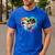 TK Teacher Transitional Kindergarten Heart Back To School Men's Casual T-Shirt Royal Blue