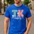 TK Vibes Back To School Teachers Students TK Team Men's Casual T-Shirt Royal Blue