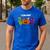 TOD Itinerant Teacher Of The Deaf Halloween ASL Interpreters Men's Casual T-Shirt Royal Blue