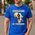 History Education Is Freedom African Map Black Teacher Men's Casual T-Shirt Royal Blue History Education Is Freedom African Map Black Teacher Men's Casual T-Shirt Royal Blue