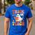 Trick Or Teach Halloween Shirt For Teacher Kids Floral Ghost Men's Casual T-Shirt Royal Blue