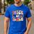 Trick Or Teach Retro Groovy Halloween Teacher Men's Casual T-Shirt Royal Blue Trick Or Teach Retro Groovy Halloween Teacher Men's Casual T-Shirt Royal Blue