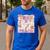 Trick Or Teach Retro Halloween Teacher Look Men's Casual T-Shirt Royal Blue