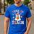 Trick Or Teach Teacher Groovy Ghost Halloween Teacher Men's Casual T-Shirt Royal Blue